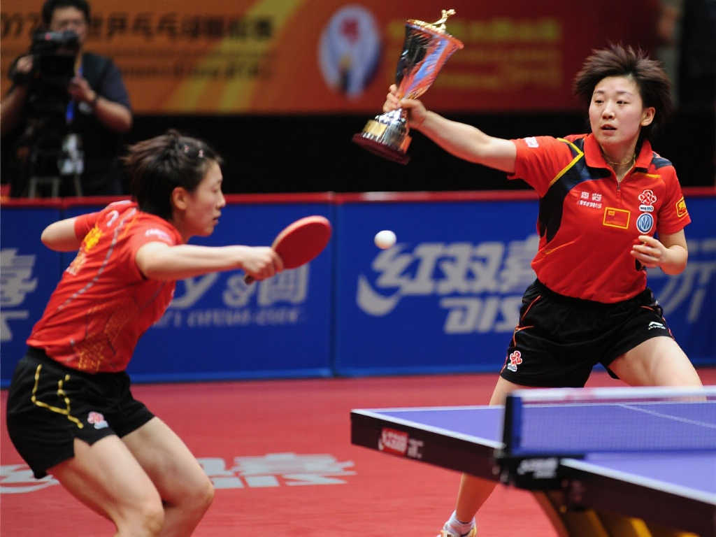 世乒赛经典回放：2007年决赛郭跃与李晓霞的女子“硬派”对决